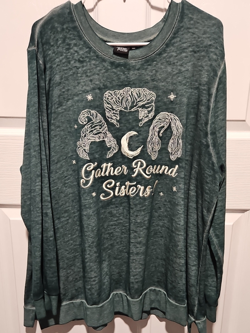 Disney Teal Green "Gather Round Sisters" Sweatshirt